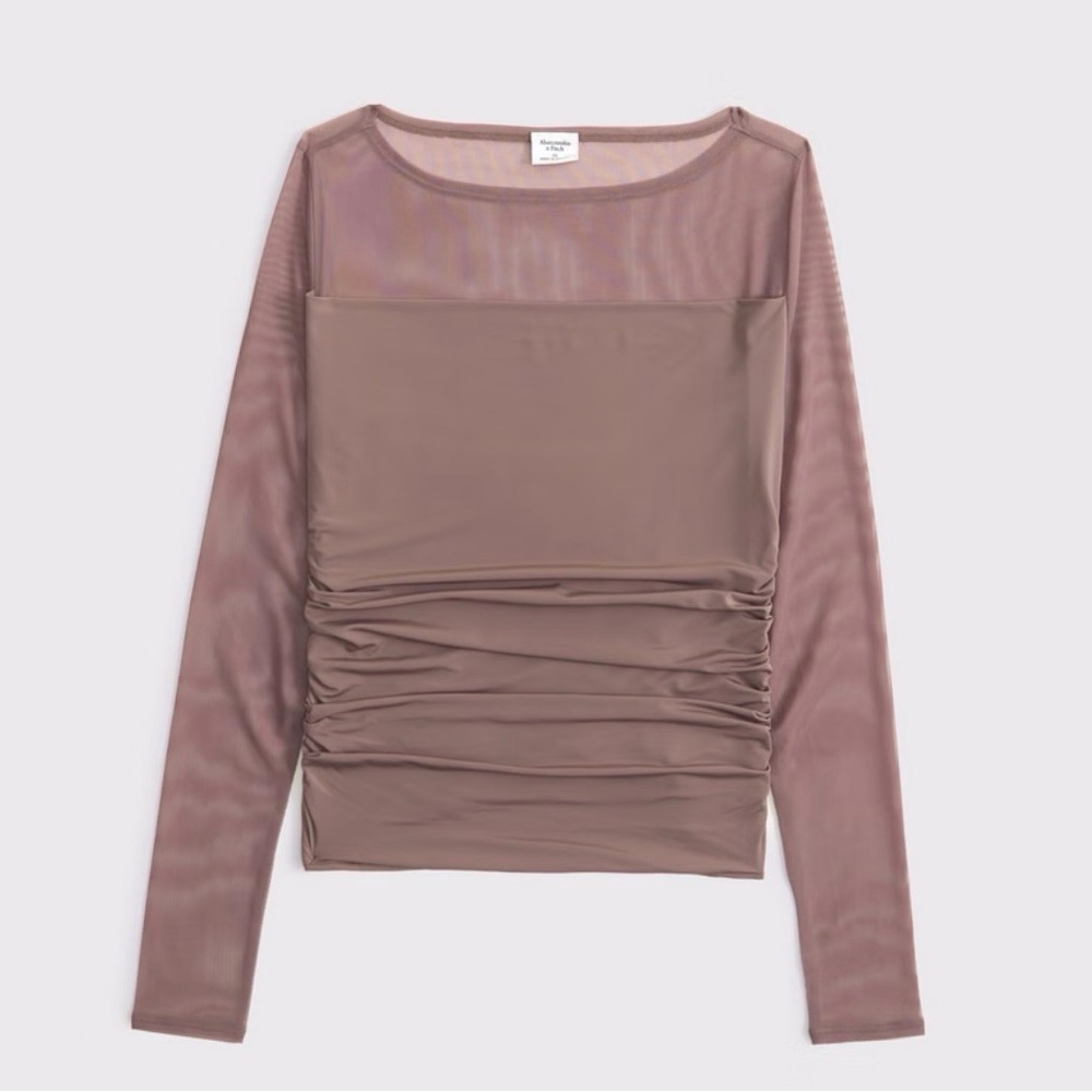 Abercrombie & Fitch Mesh Slash Top